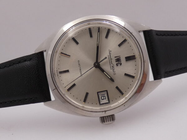 IWC Schaffausen 9162 Electronic Tuning Fork Diapason By Bulova Acciaio Anni 70's Vintage