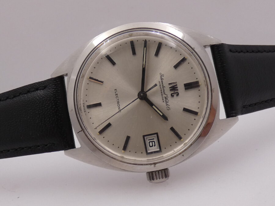 IWC Schaffausen 9162 Electronic Tuning Fork Diapason By Bulova Acciaio Anni 70's Vintage - immagine 8