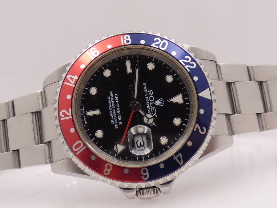 Rolex GMT-Master II 16710T Pepsi SEL Anno 2004 NO FORI BOX&PAPERS Italia Mai Lucidato Automatico Acciaio - immagine 7