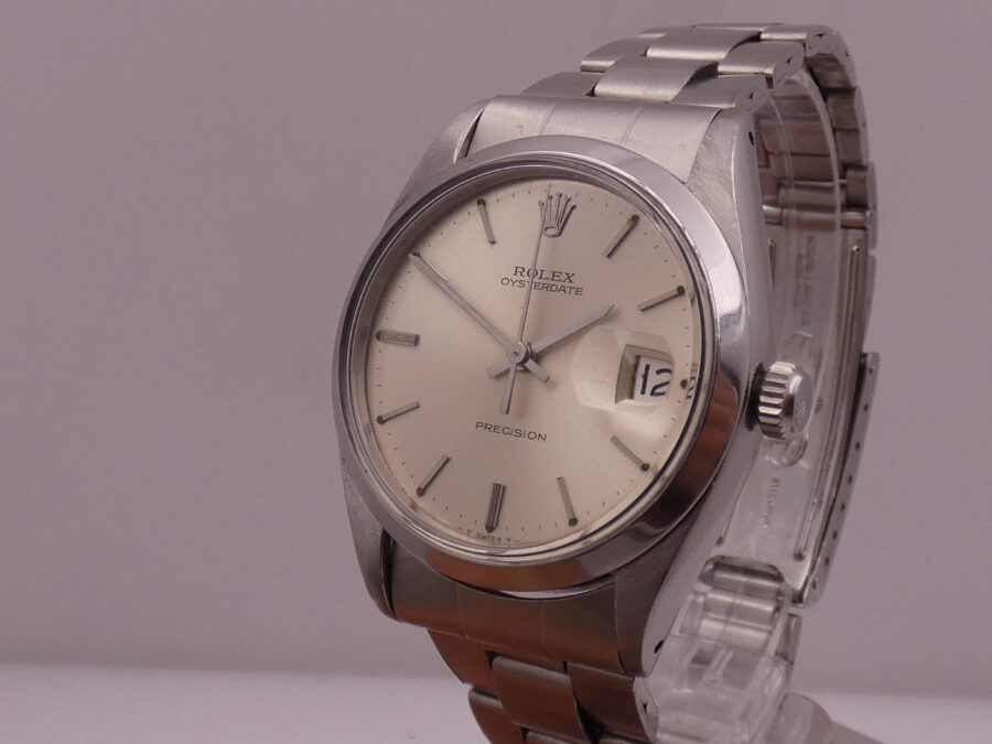 Rolex Oysterdate Precision 6694 Anno 1976 Carica Manuale Cal.1225 Vintage Braccialato - immagine 7