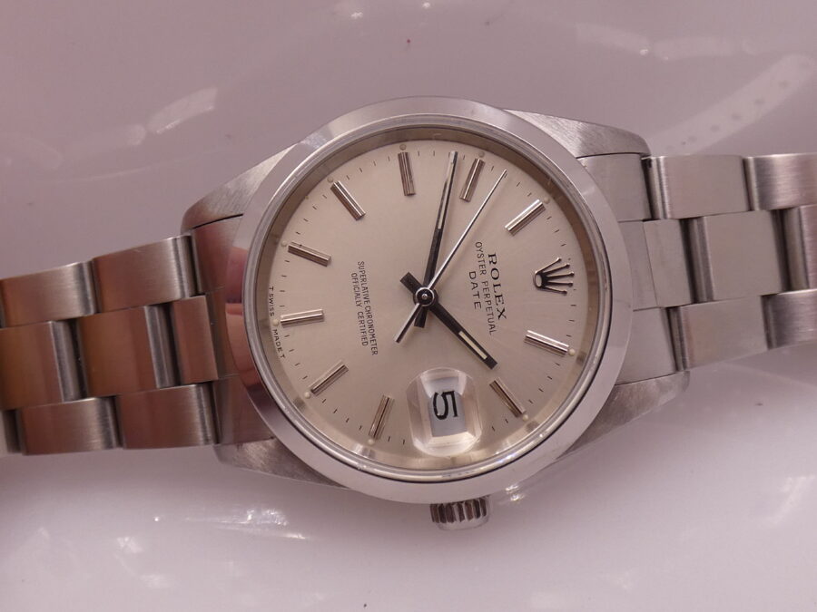 Rolex Oyster Perpetual Date 15200 BOX&PAPERS Italia Anno 1990 TOP CONDITION Automatico Acciaio - immagine 7