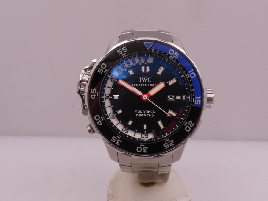 IWC Aquatimer Deep Two 46mm IW3547 WITH PAPERS TOP CONDITION Automatico Acciaio Braccialato - immagine 7