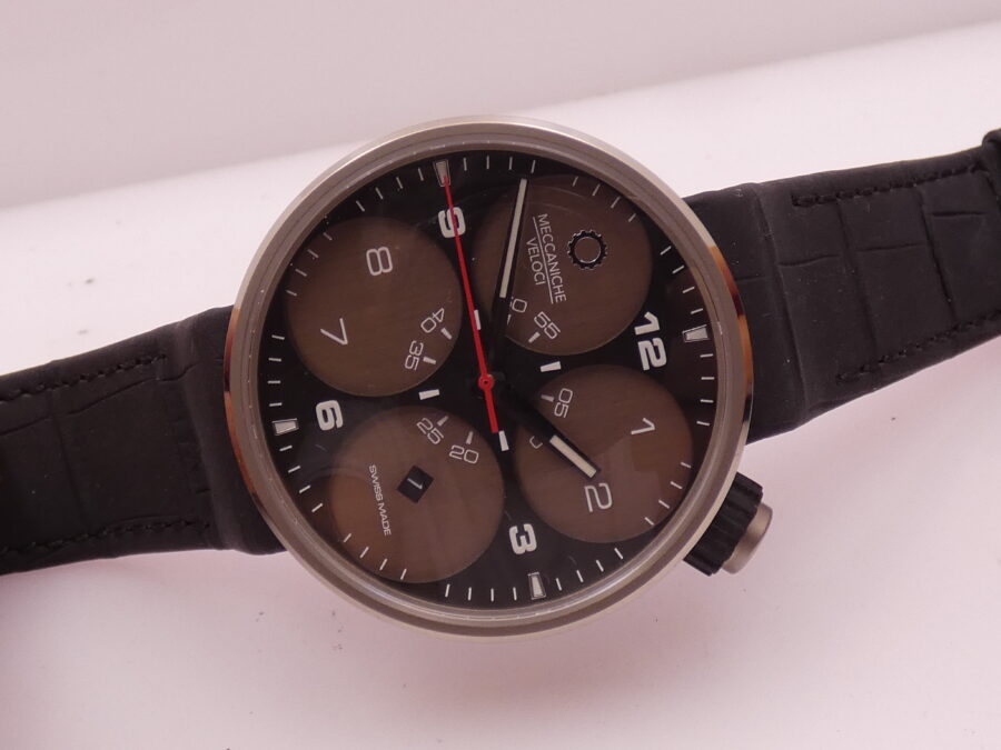Meccaniche Veloci Quattro Valvole 42 SoloTempo N.O.S. New Old Stock Titanio Automatico Ref. W121K048 - immagine 8