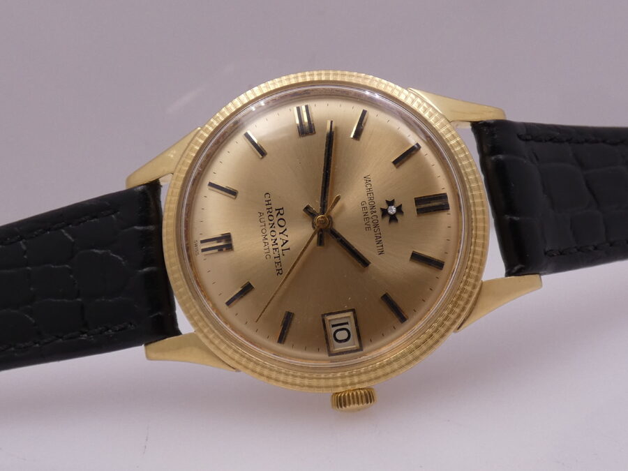 Vacheron Constantin Extremely Rare Chronometer Royal 6734 Automatic Oro Massiccio 18Kt Anni '60 - immagine 7