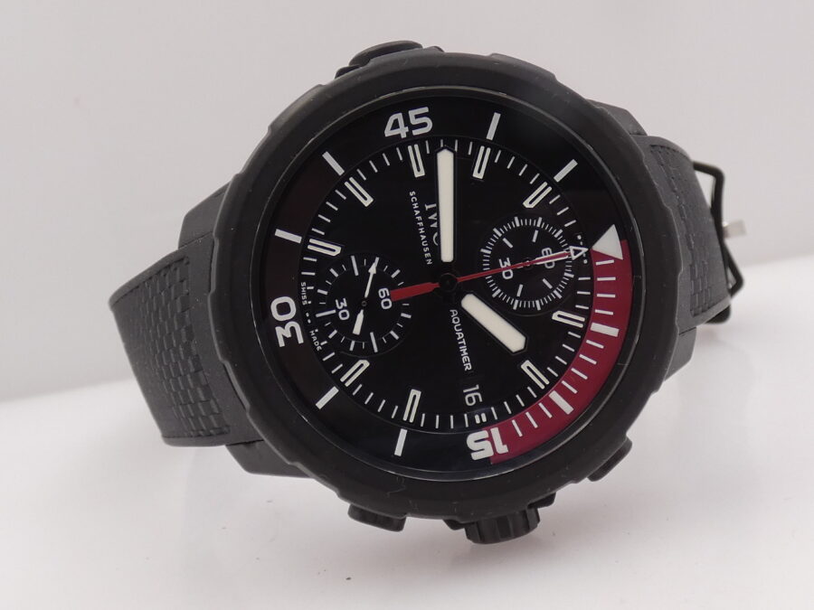 Cronografo IWC Aquatimer Galapagos Islands 45mm WITH PAPERS Anno 2017 Automatico Edition La Cumbre Vulcano IW379505 - immagine 7