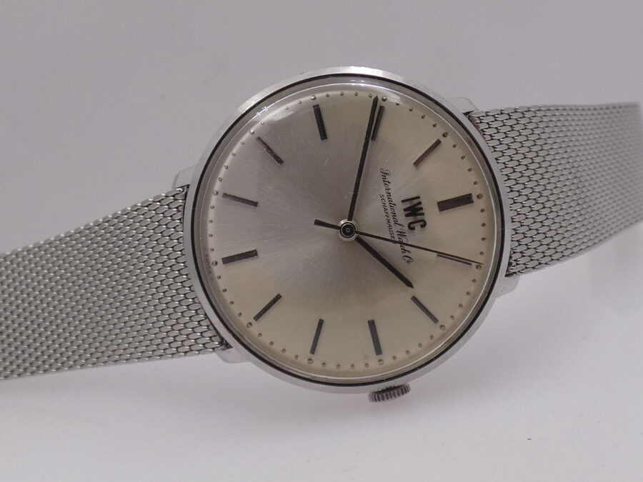 IWC Portofino Vintage 2401 Carica Manuale Cal. 403 ANNI '70 Mesh Bracelet Acciaio - immagine 7