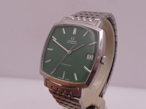 Omega Genève Automatic Date 162.0052 Anni 70 Acciaio Caliber Omega 1020 Vintage