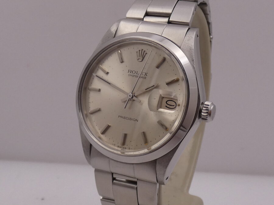 Rolex Oysterdate Precision 6694 Anno 1970 Original Dial Carica Manuale Vintage Braccialato - immagine 8