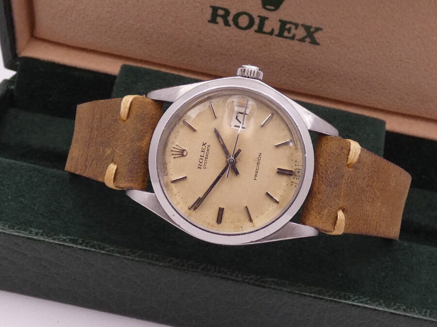 Rolex Oysterdate Precision 6694 Anno 1971 Original Dial Manuale Cal. 1225 Vintage - immagine 9