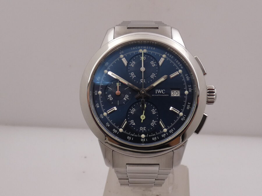 Cronografo IWC Ingenieur IW380802 With PAPERS Anno 2019 Blue Dial Automatic TOP CONDITION Acciaio - immagine 8