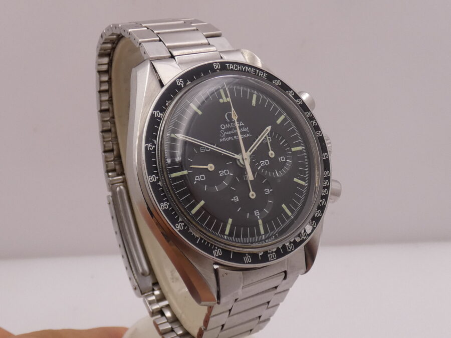 Cronografo Omega Speedmaster Professional Moonwatch Tritium 145.022 With PAPERS ANNO 1972 RARO BRACCIALE ELASTICO 1039/516 - immagine 8