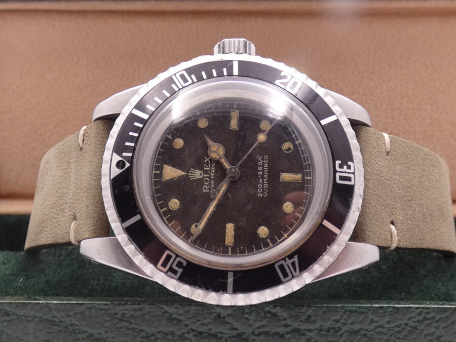 Rolex Submariner No Date 5512 GILT DIAL Anno 1961 MINUTERIA CHIUSA Automatico Acciaio - immagine 8