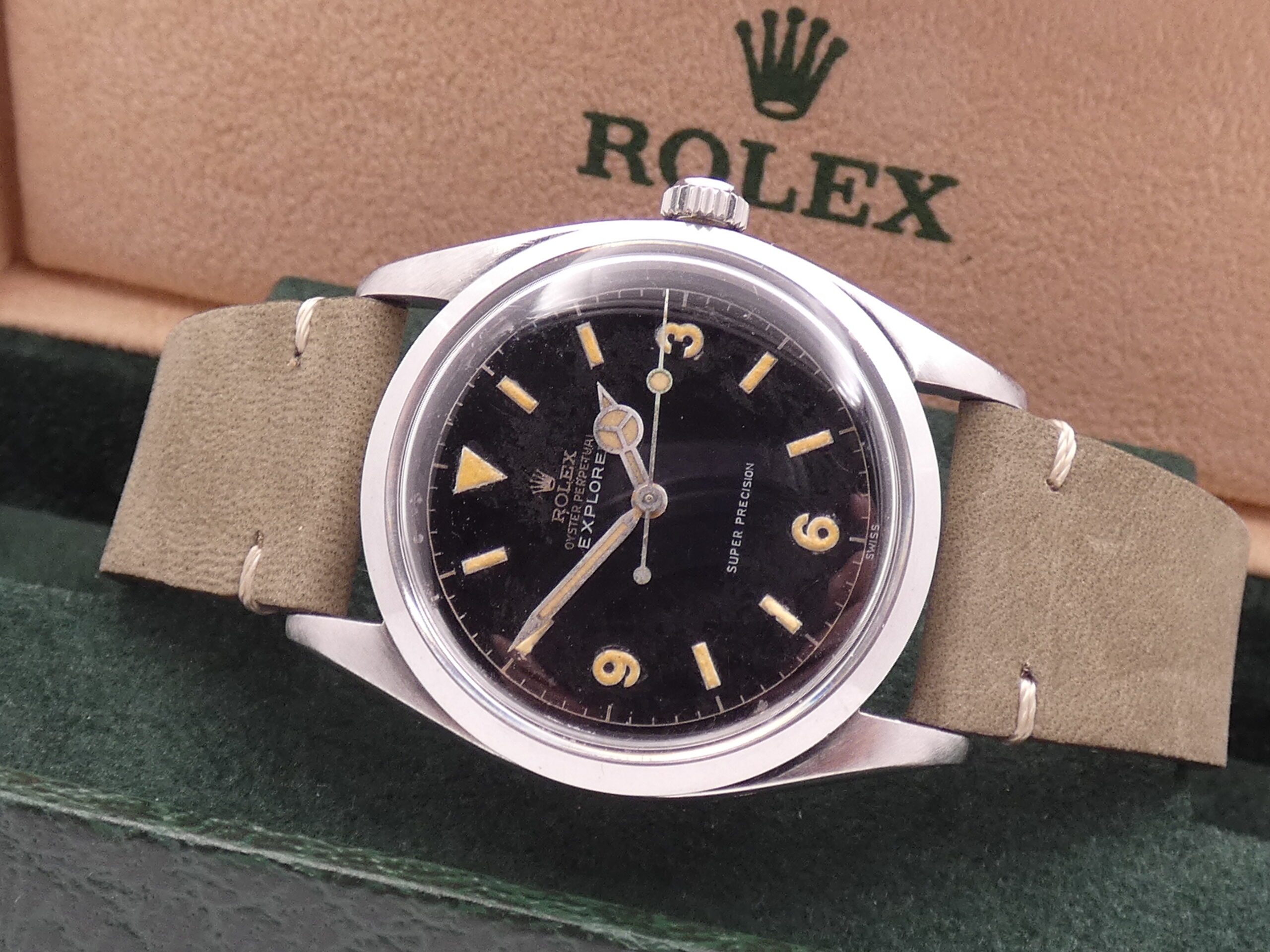 Rolex Explorer 5504 Super Precision ANNO 1958 Automatico Acciaio Rotore a Farfalla - immagine 8