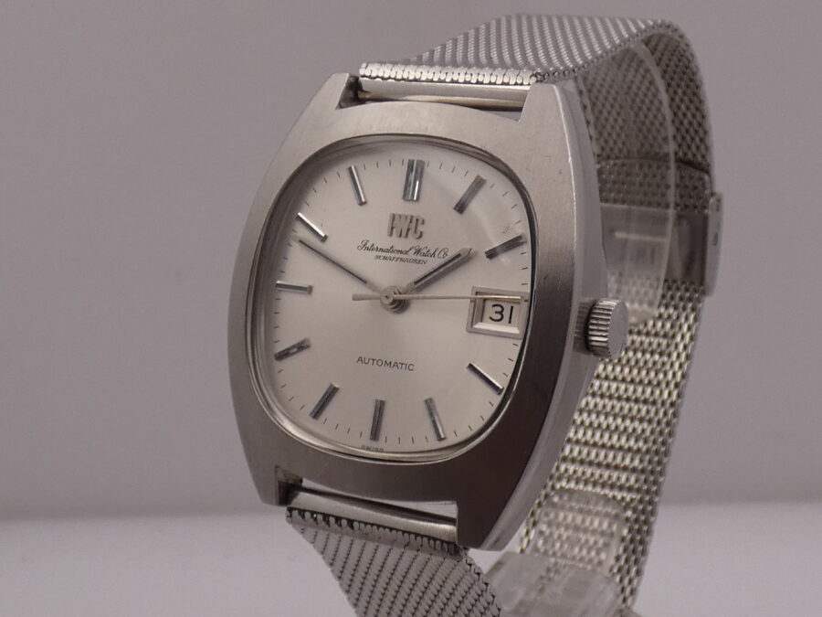 IWC Classic Vintage Cushion 8541B Automatic Date 1872 ANNI '70s Acciaio - immagine 8