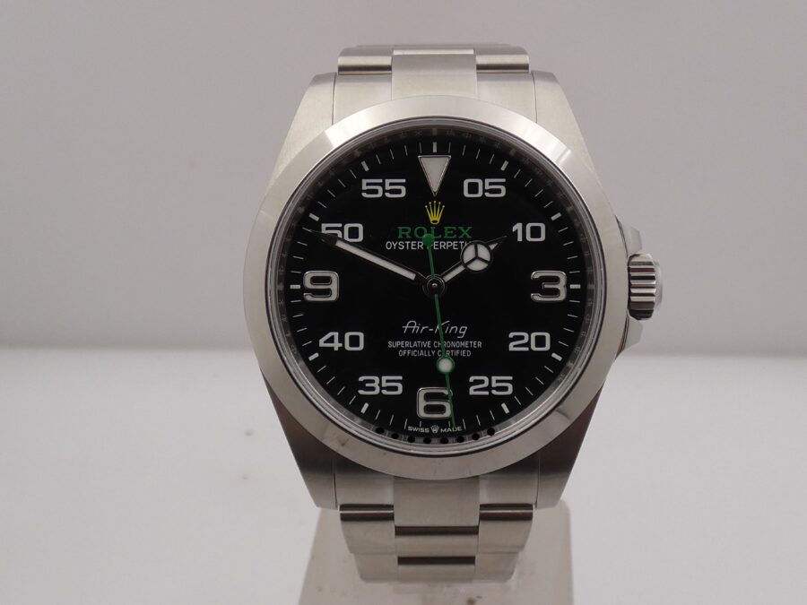 Rolex Air King 126900 40mm NEW BOX&PAPERS Aprile 2023 Automatico Acciaio MAI INDOSSATO - immagine 8
