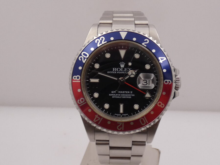 Rolex GMT-Master II 16710T Pepsi SEL Anno 2004 NO FORI BOX&PAPERS Italia Mai Lucidato Automatico Acciaio - immagine 8