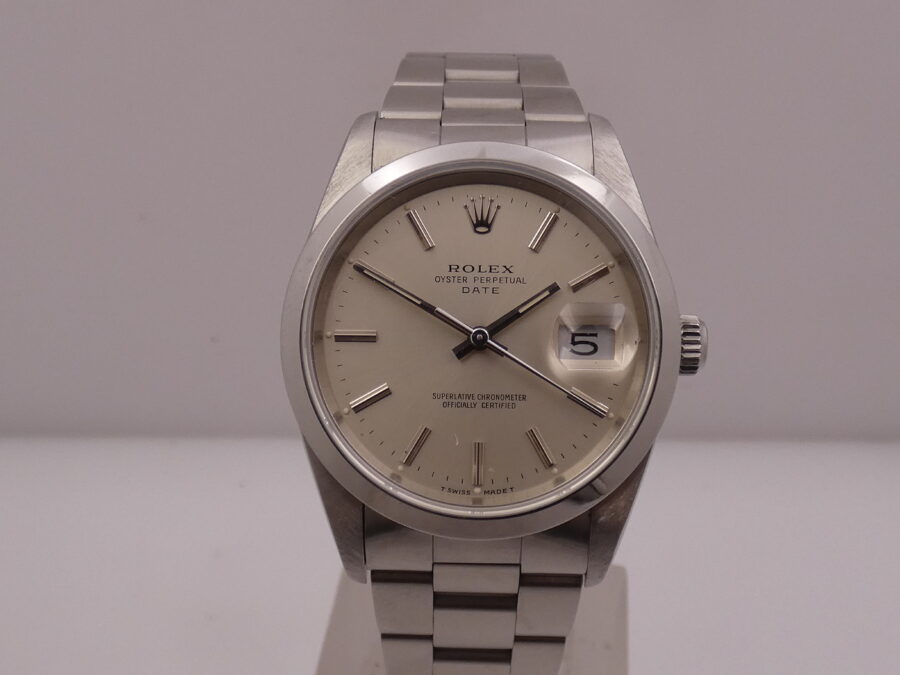 Rolex Oyster Perpetual Date 15200 BOX&PAPERS Italia Anno 1990 TOP CONDITION Automatico Acciaio - immagine 8