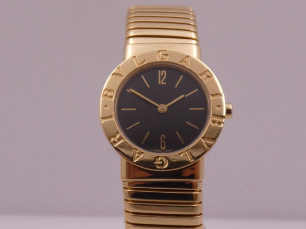 Bulgari Bulgari Tubogas Lady ORO MASSICCIO 18KT BB 26 2T WITH BOX Anni 90's