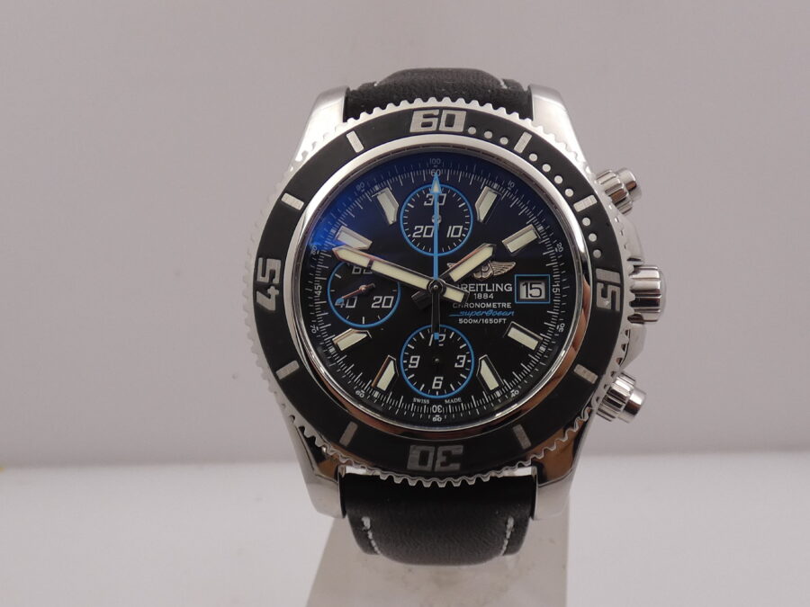 Cronografo Breitling Superocean II 44mm A13341 Automatic Chronometre TOP CONDITION Acciaio Anno 2015 - immagine 8