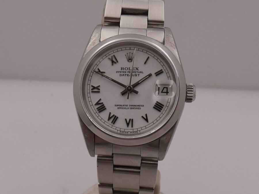 Rolex Datejust 31 MID-SIZE 68240 Anni 1991 White Dial Automatico Acciaio Bracciale Oyster LADY Watch - immagine 8