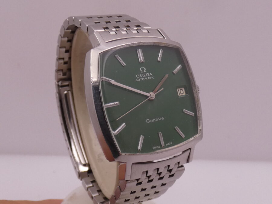 Omega Genève Automatic Date 162.0052 Anni 70 Acciaio Caliber Omega 1020 Vintage - immagine 9