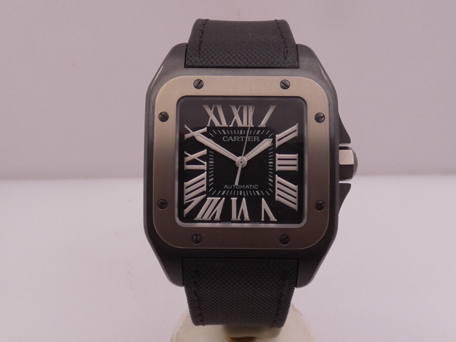 Cartier Santos 100 XL 2656 - W2020010 38mm Steel & Titanium TOP CONDITION Automatic Like New - immagine 8