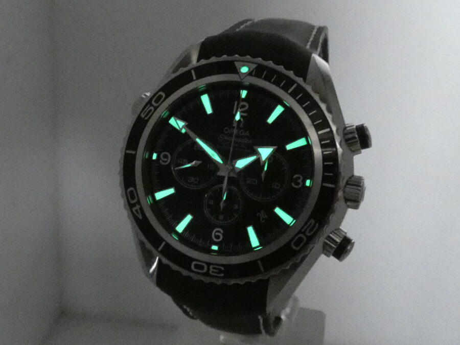 Cronografo Omega Seamaster Planet Ocean Co-Axial With PAPERS Anno 2006 Automatic Chronometer Acciaio - immagine 8
