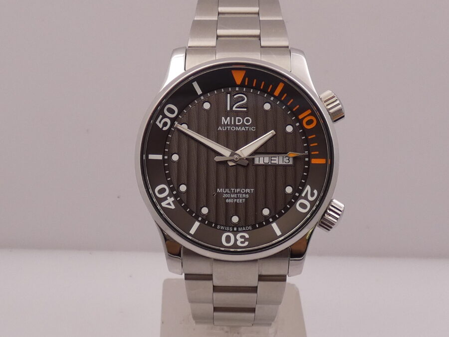 Mido Multifort Day Date Automatic LIKE NEW BOX&PAPERS ANNO 2024 Dual Crown Steel Ref. M005930A - immagine 9