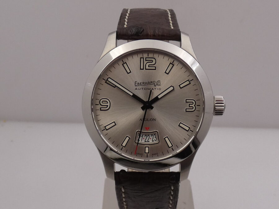 Eberhard & Co. Aiglon Grande Taille 41030 N.O.S BOX&PAPERS Anno 2016 Automatico Acciaio New Old Stock - immagine 8