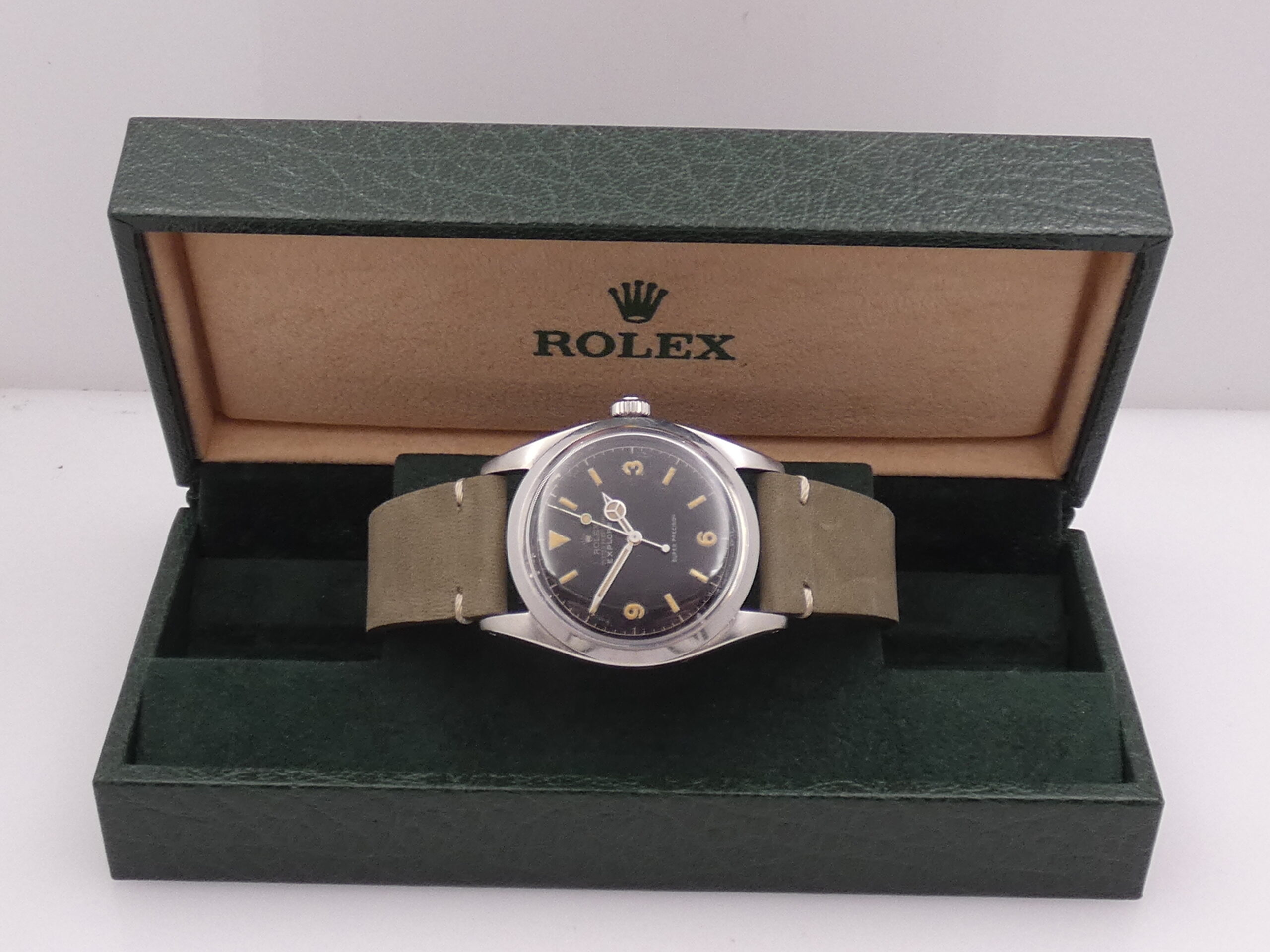Rolex Explorer 5504 Super Precision ANNO 1958 Automatico Acciaio Rotore a Farfalla - immagine 9