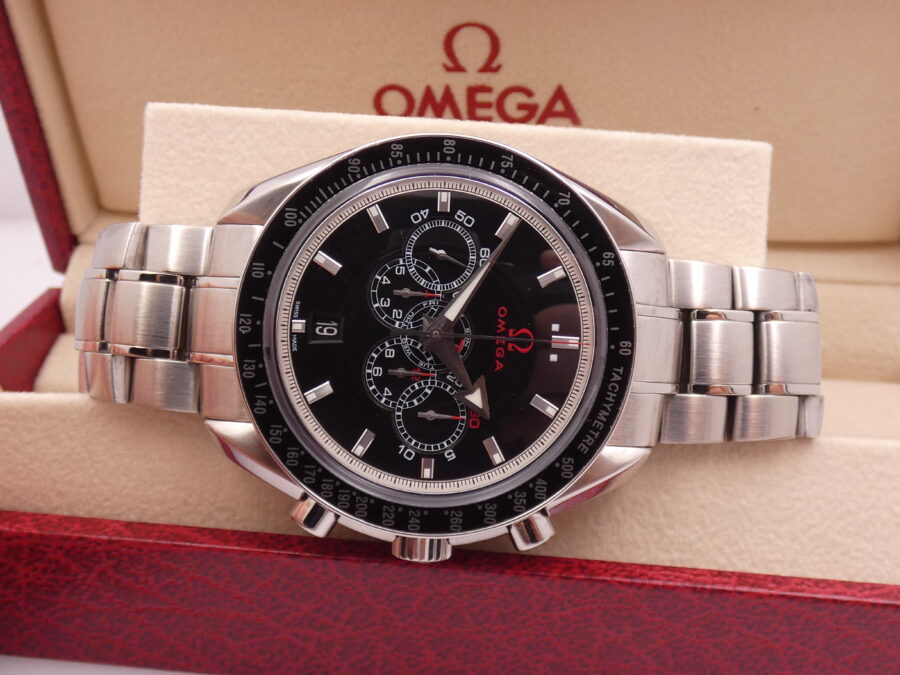 Cronografo Omega Speedmaster Broad Arrow Co-Axial Olympic Collection ANNO 2008 Top Condition Automatico Braccialato Acciaio - immagine 10
