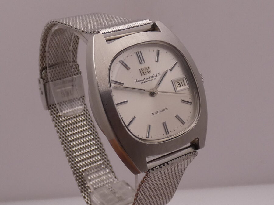 IWC Classic Vintage Cushion 8541B Automatic Date 1872 ANNI '70s Acciaio - immagine 9