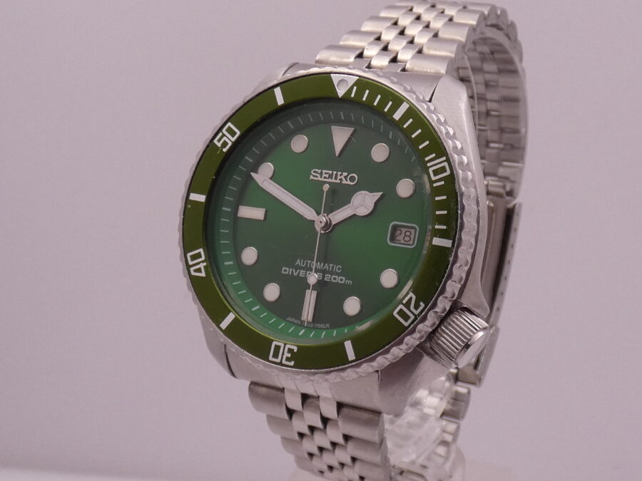 Seiko Scuba Diver's HULK Total Green 42mm Automatico Anno 1995 Braccialato Jubile Acciaio - immagine 10