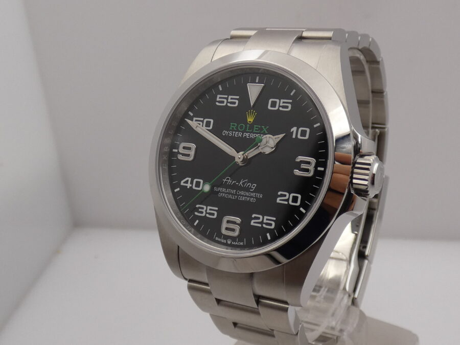 Rolex Air King 126900 40mm NEW BOX&PAPERS Aprile 2023 Automatico Acciaio MAI INDOSSATO - immagine 9