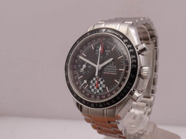 Cronografo Omega Speedmaster Day Date Racing Schumacher Triple Date BOX&PAPERS Anno 2014 Automatico Acciaio EDIZIONE LIMITATA 5555pc Ref. 3529.50.00