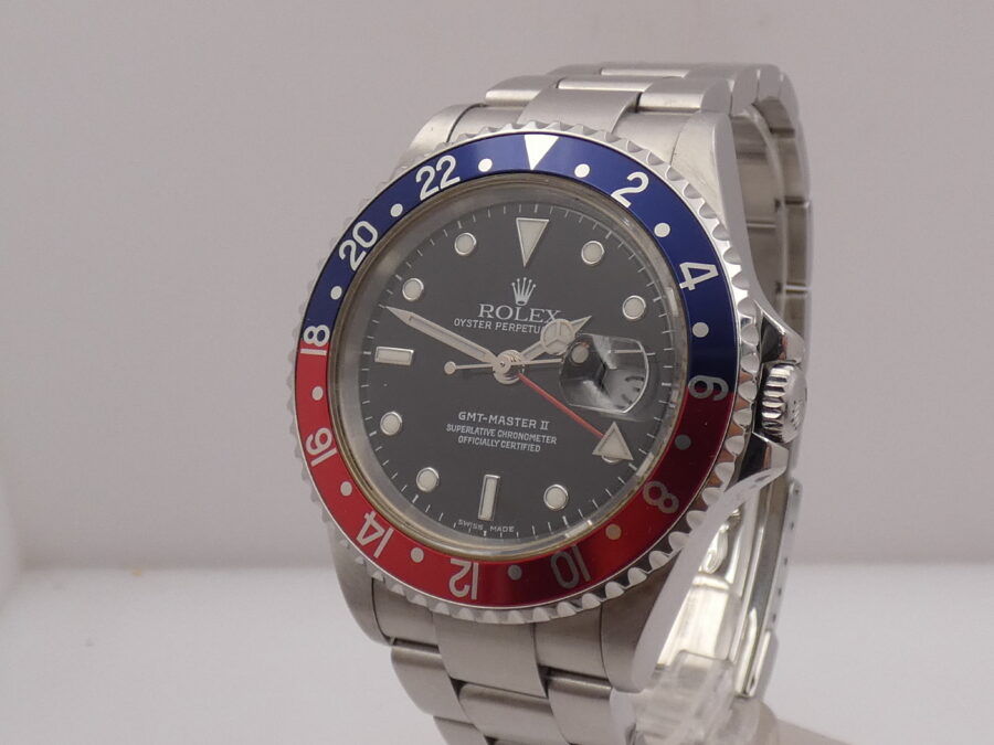 Rolex GMT-Master II 16710T Pepsi SEL Anno 2004 NO FORI BOX&PAPERS Italia Mai Lucidato Automatico Acciaio - immagine 9