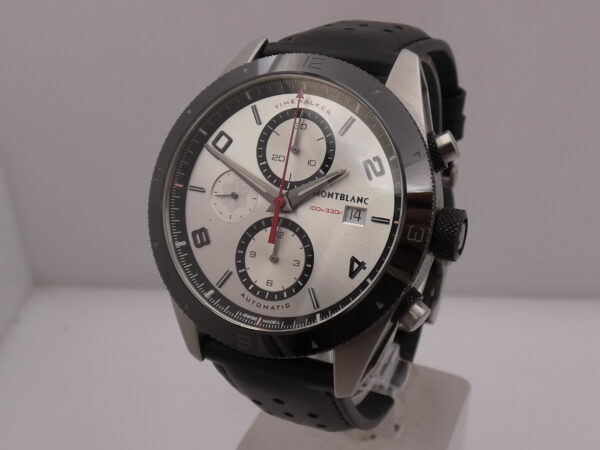 Cronografo Montblanc Timewalker 116100 43mm Lunetta Ceramica Automatico Acciaio
