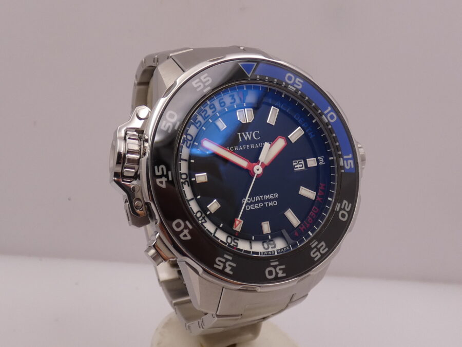 IWC Aquatimer Deep Two 46mm IW3547 WITH PAPERS TOP CONDITION Automatico Acciaio Braccialato - immagine 9