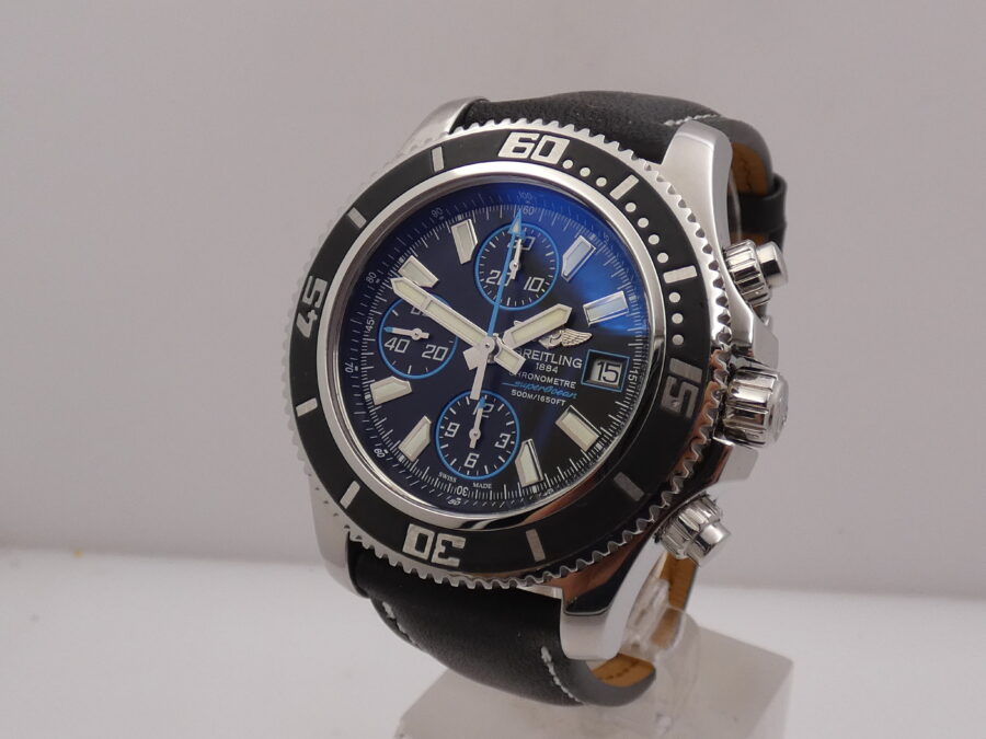 Cronografo Breitling Superocean II 44mm A13341 Automatic Chronometre TOP CONDITION Acciaio Anno 2015 - immagine 9