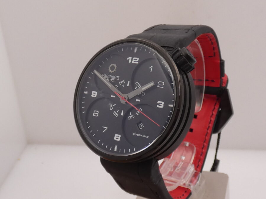 Meccaniche Veloci Quattro Valvole 42 SoloTempo N.O.S. New Old Stock Titanio Automatico Ref. W121K047 - immagine 10