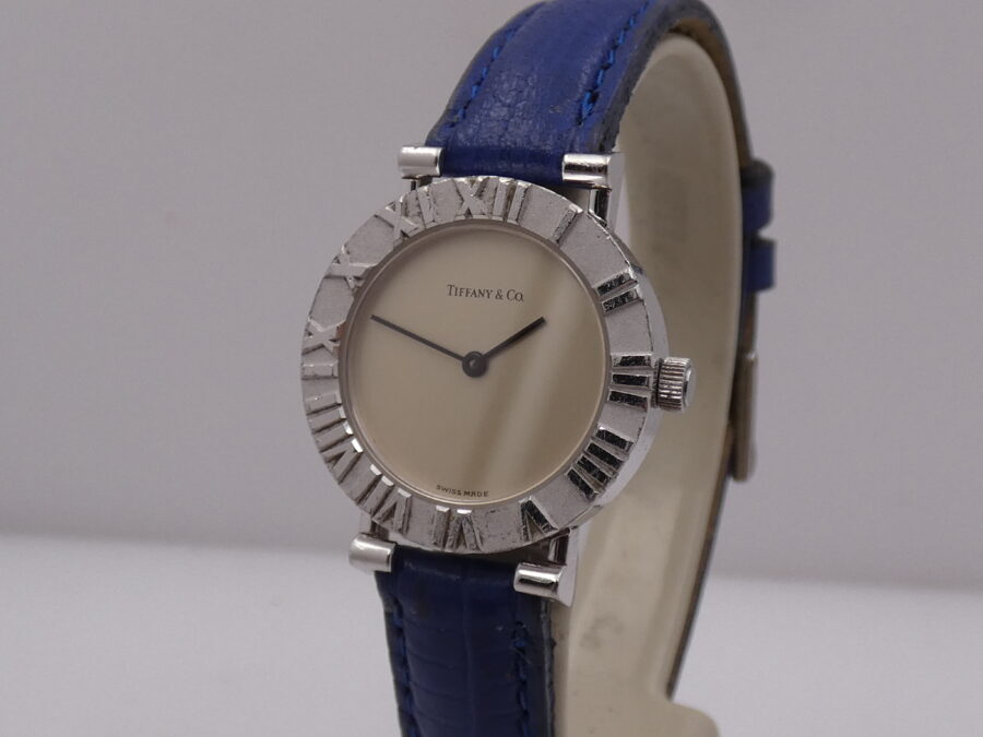 Tiffany Atlas Lady 24mm L0604 ARGENTO 925 Anni 90's Orologio Ladies - immagine 9