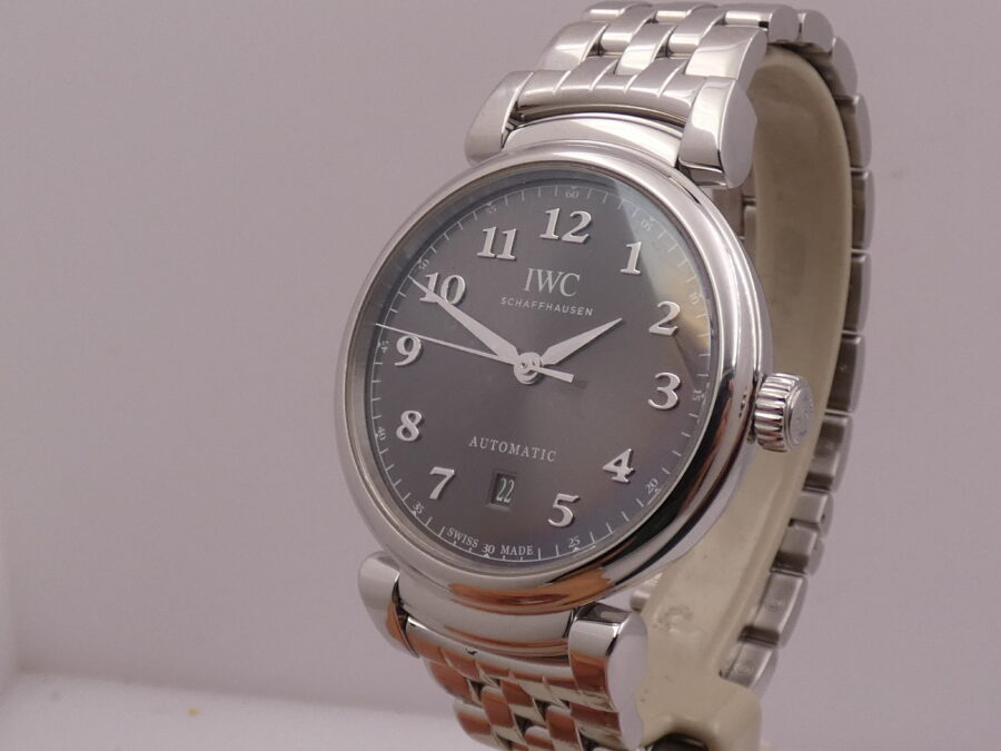 IWC Da Vinci Automatic IW356602 With PAPERS Grey Dial Anno 2018 Acciaio Braccialato - immagine 9