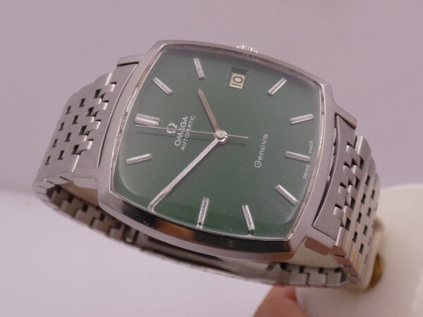 Omega Genève Automatic Date 162.0052 Anni 70 Acciaio Caliber Omega 1020 Vintage