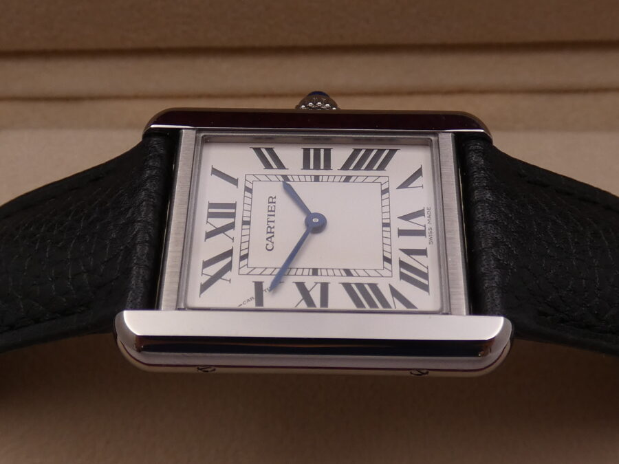 Cartier Tank Solo Steel 3170 LIKE NEW With PAPERS Anno 2021 For Ladies - immagine 10