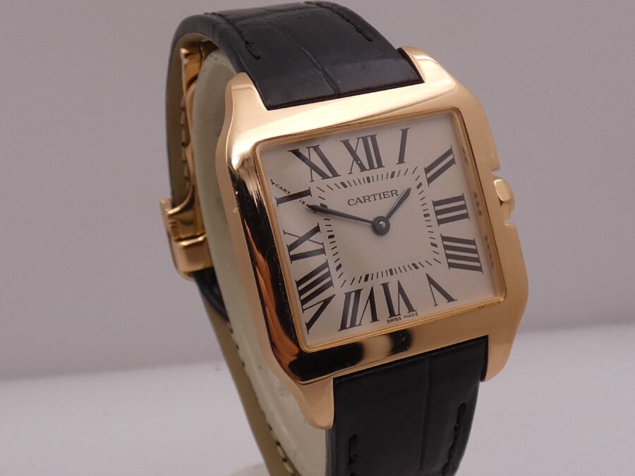 Cartier Santos Dumont Oro Rosa18Kt W2009251 BOX&PAPERS Anno 2023 TOP CONDITION Never Polished - immagine 10