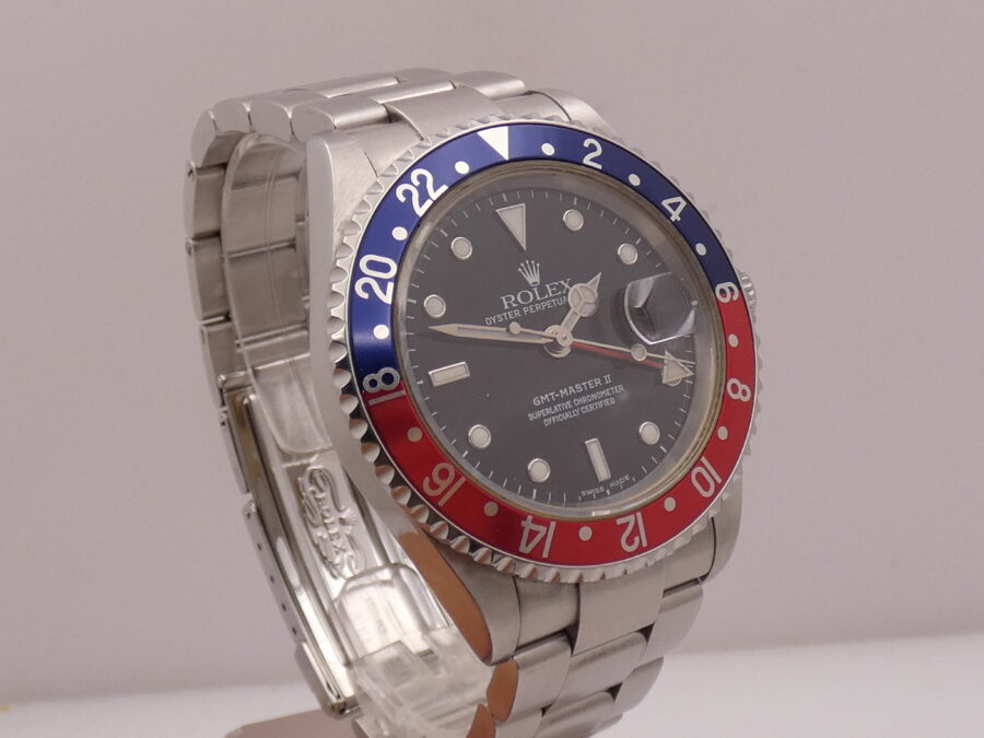Rolex GMT-Master II 16710T Pepsi SEL Anno 2004 NO FORI BOX&PAPERS Italia Mai Lucidato Automatico Acciaio - immagine 10