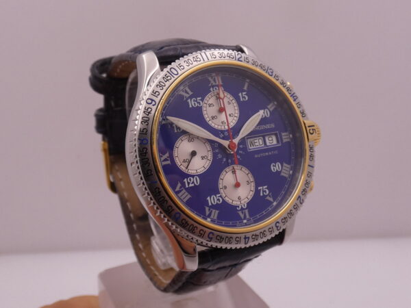 Cronografo Longines Lindbergh Hour Angle Special Series BOX&PAPERS Anno 2011 Automatico Acciaio