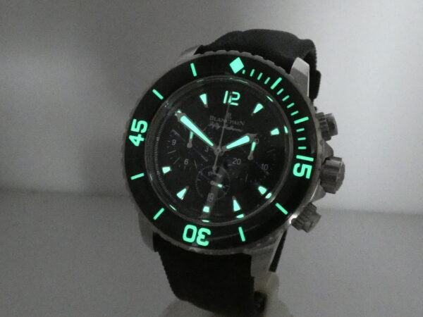 Cronografo Blancpain Fifty Fathoms Flyback 45mm With PAPERS Anno 2021 Automatico Acciaio 5085FB-1140-52