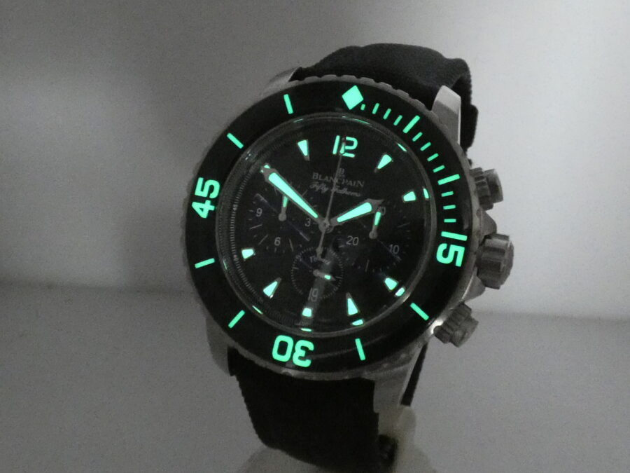 Blancpain Fifty Fathoms Flyback Chrono 45mm With PAPERS Anno 2021 Automatico Acciaio 5085FB-1140-52 - immagine 11