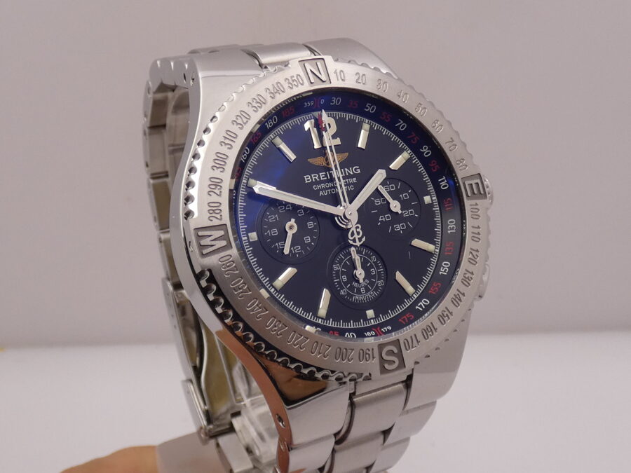 Cronografo Breitling Hercules 45mm TOP CONDITION A39362 Anni 2000's Automatico Acciaio - immagine 10